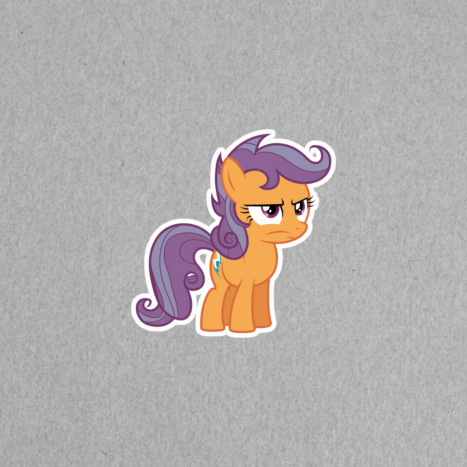 Sassy Scootaloo My Little Pony Sticker – MLP Fan Art Decal #4284