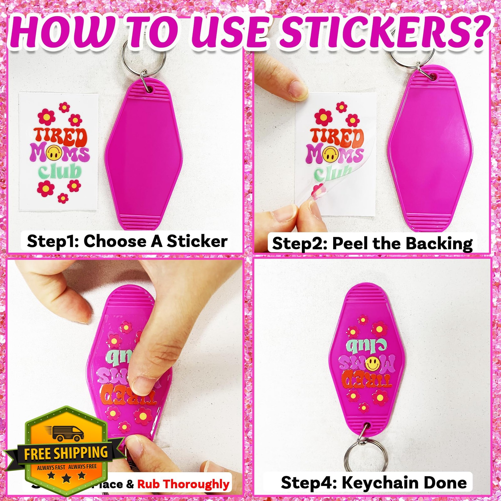 Hotlea UV DTF Stickers Girl Power