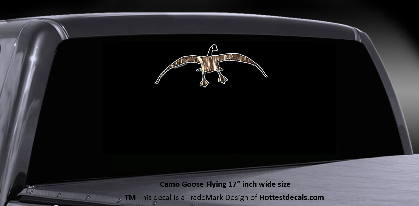 Camo Truck Car Decal Sticker Goose Sika Deer Barn Wood Buck Crab MARSH GRASS