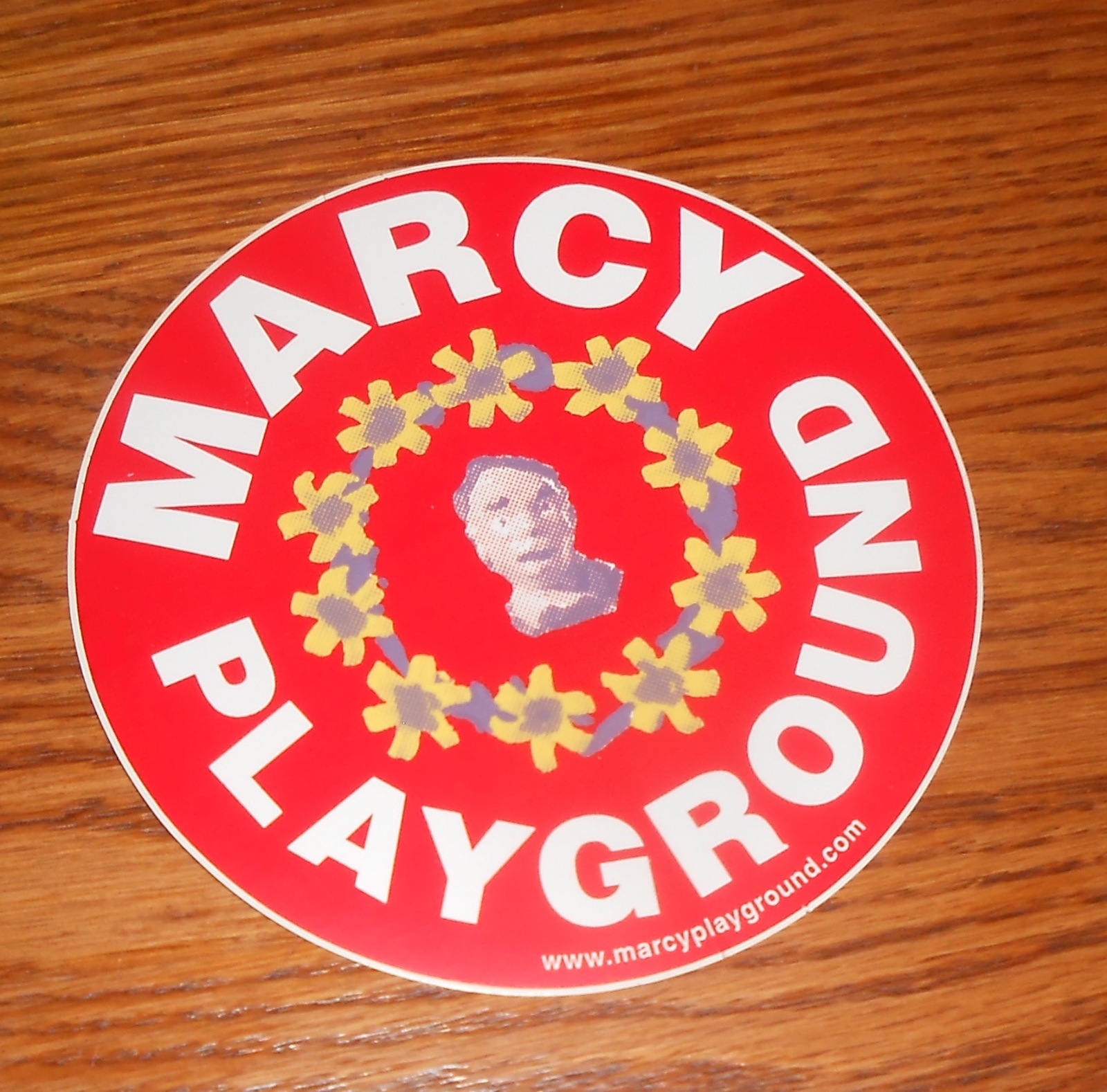 Marcy Playground Sticker Circle 1999 Promo 4.5”