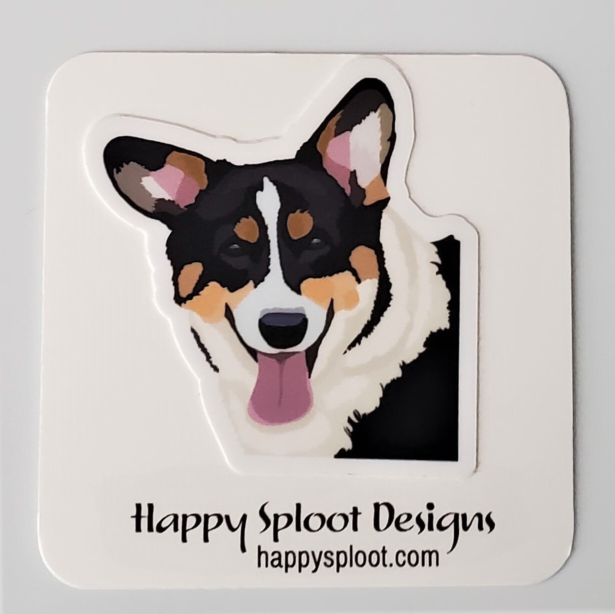 Pembroke Welsh Corgi Dog Sticker Water Bottle, Laptop, Phone, Dishwasher Safe