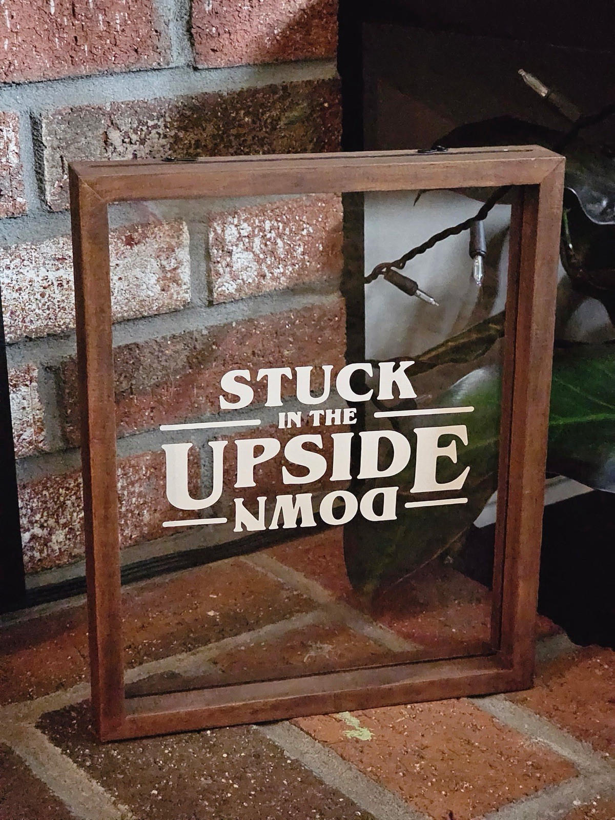 Stuck In The Upside Down Weatherproof Vinyl Decal