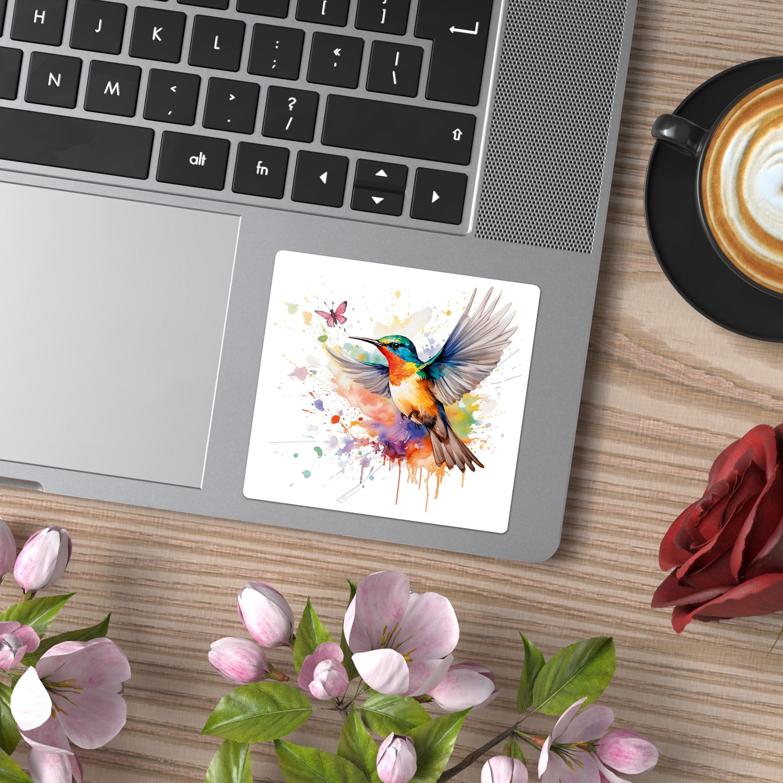 Hummingbird Butterfly – Vinyl Decal Sticker – Car Window Laptop – ebn9730