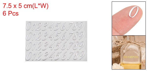 6Sheets Letter Stickers 0.6"Letter Stickers Alphabet Stickers (Silver Lowercase)