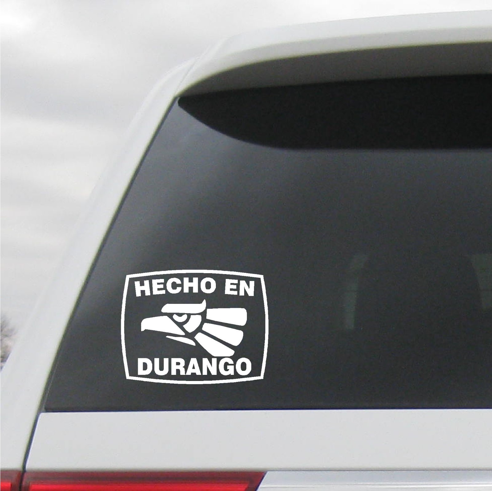 Hecho En Durango DGO Estado de Mexico State Aztec Aguila Decal Sticker