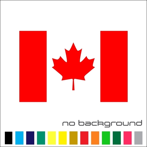 Canada Flag Sticker Vinyl Decal – Canadian Maple Leaf Car Window Bumper Decor