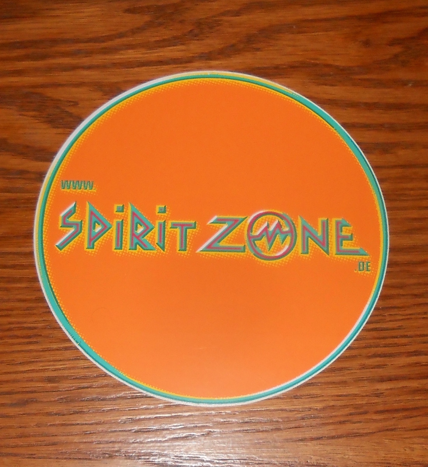 Spirit Zone Sticker Circle Decal Promo 4.5” Record Label Trance Music RARE