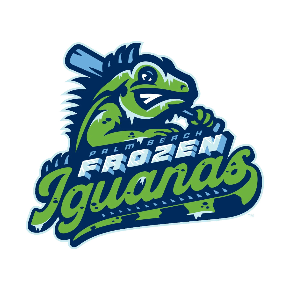 Palm Beach Frozen Iguanas 4" Decal / FREE SHIPPING / Buy 2 Get 1 FREE