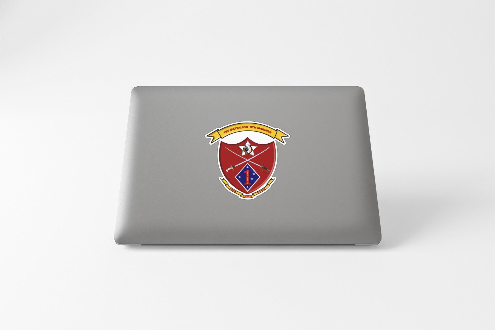 US Marine Corps Badge Sticker 1st Battalion 5th Marines Geronimo
