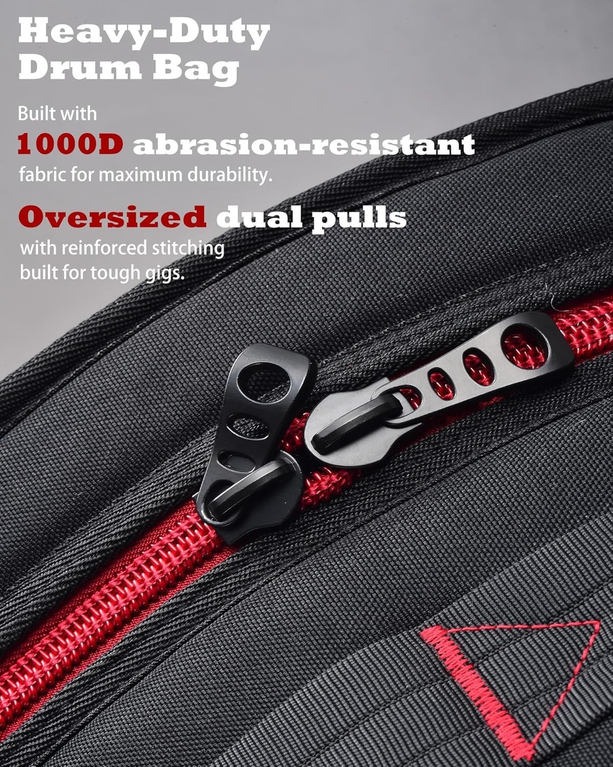 14×6.5 Snare Drum Case Thick Padded Drum Bag Lightweight Protective