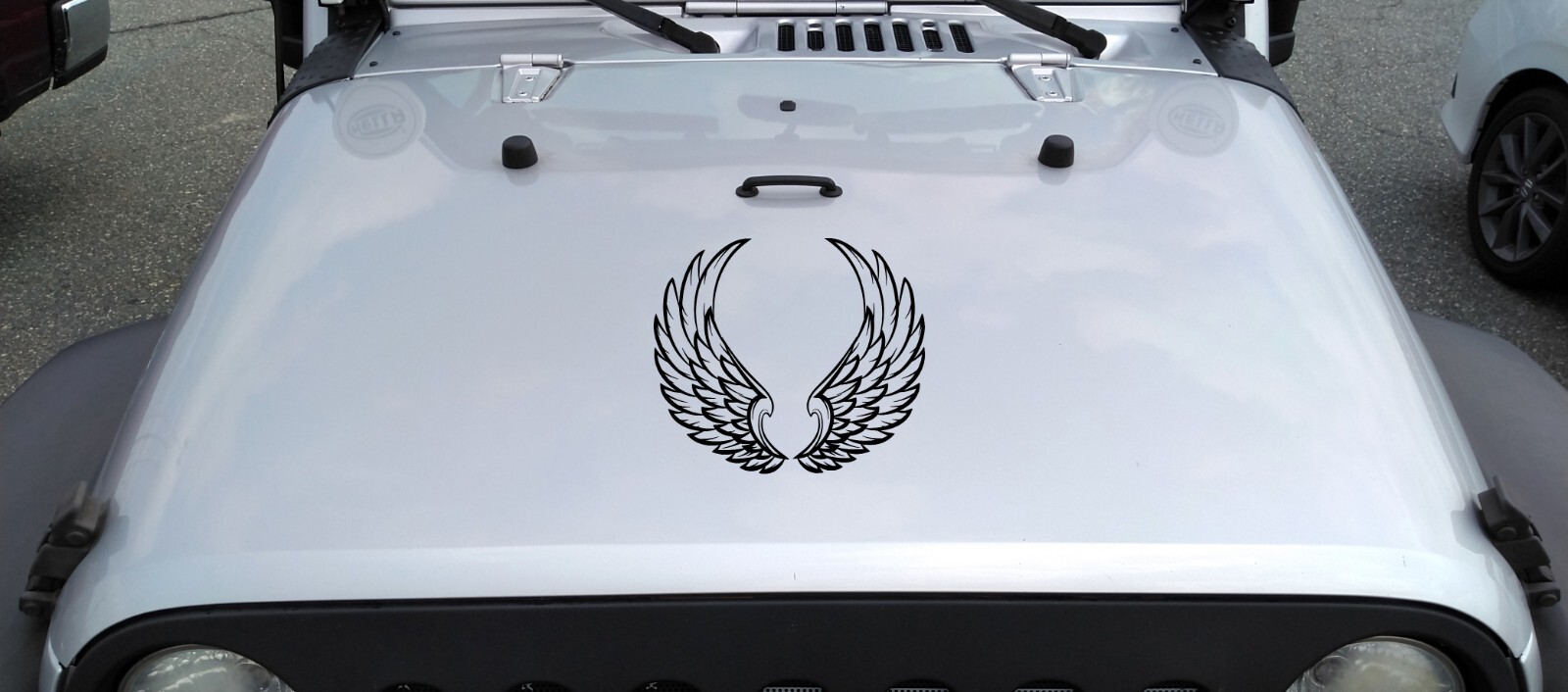Angel Wings Vinyl Decal V11 | Custom Wing Stickers | Die Cut Sticker