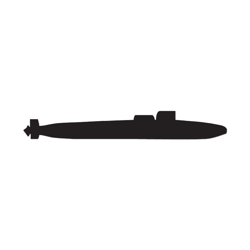 Submarine Navy – Vinyl Decal Sticker – Multiple Colors & Sizes – ebn3031