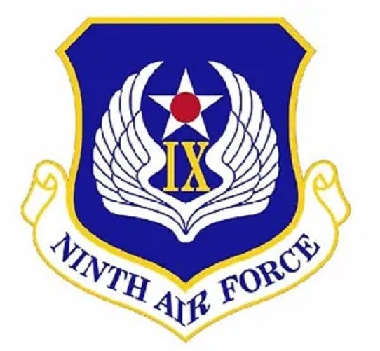 9th Air Force Sticker Decal M412