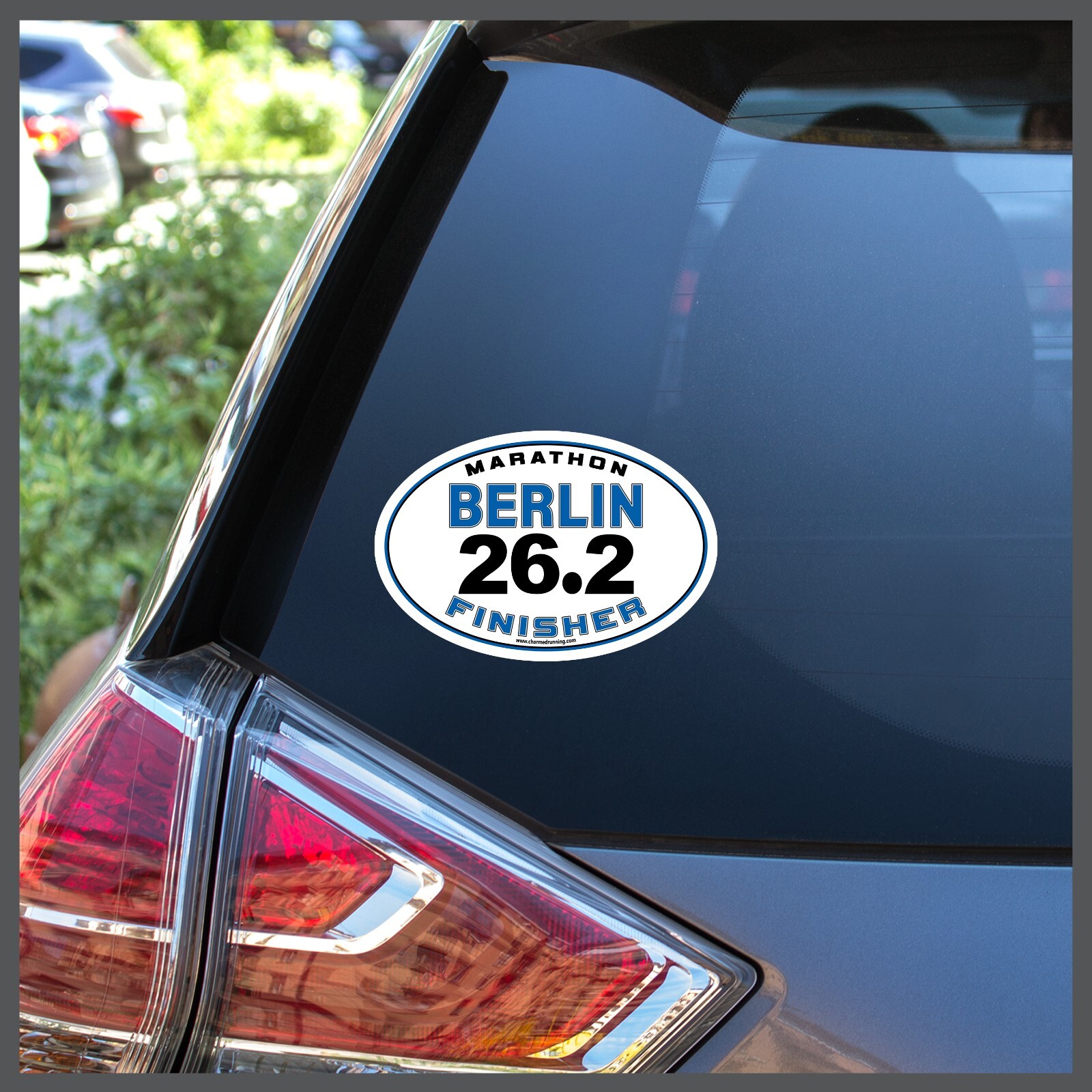 Berlin Germany Marathon 26.2 Finisher CUSTOM YEAR Removable Decal or Car Magnet