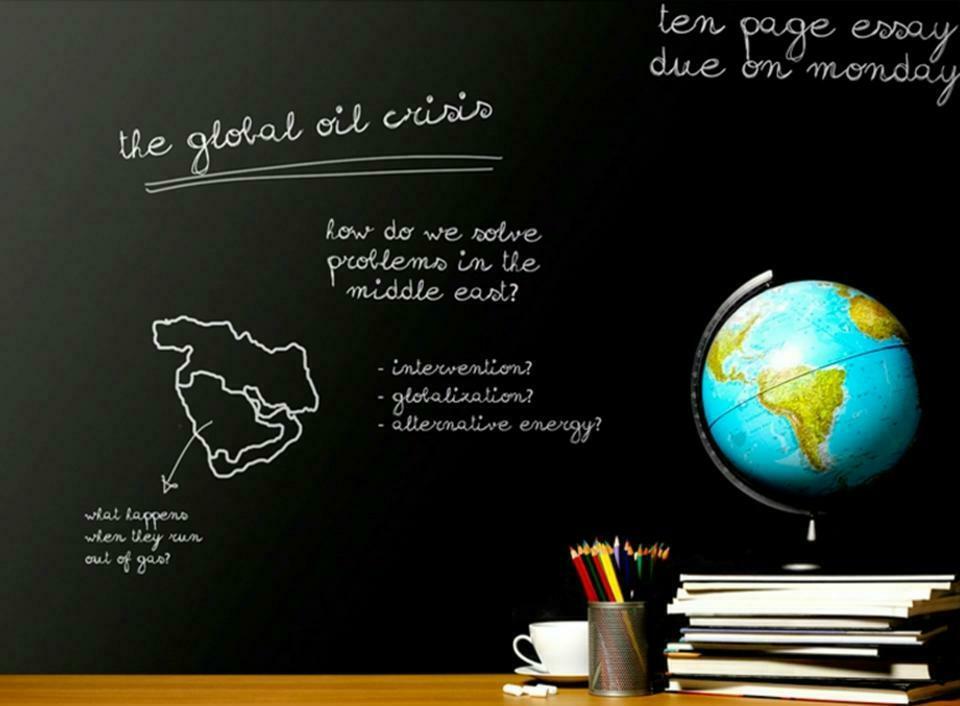 Chalkboard Wall Sticker Blackboard Decal Removable Vinyl Chalk Board Large Paper