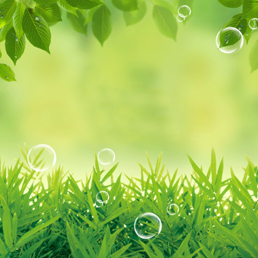 Fresh Green Grass Wall Stickers PVC Waterproof DIY Removable Decals Murals OK