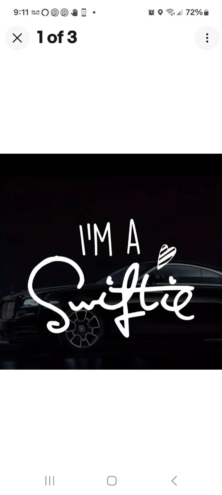 SWIFTIE Taylor Swift VINYL DECAL die cut sticker For Windows, Laptop SHIPS FREE!