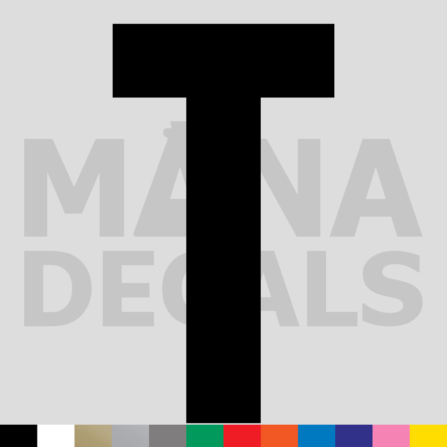 Jersey Letter T Vinyl Die Cut Decal Sticker – Sport Athlete Alphabet Text