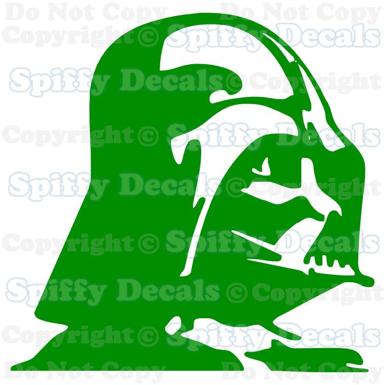 DARTH VADER HELMET STAR WARS YODA Anakin Vinyl Wall Decal Decor Art Sticker