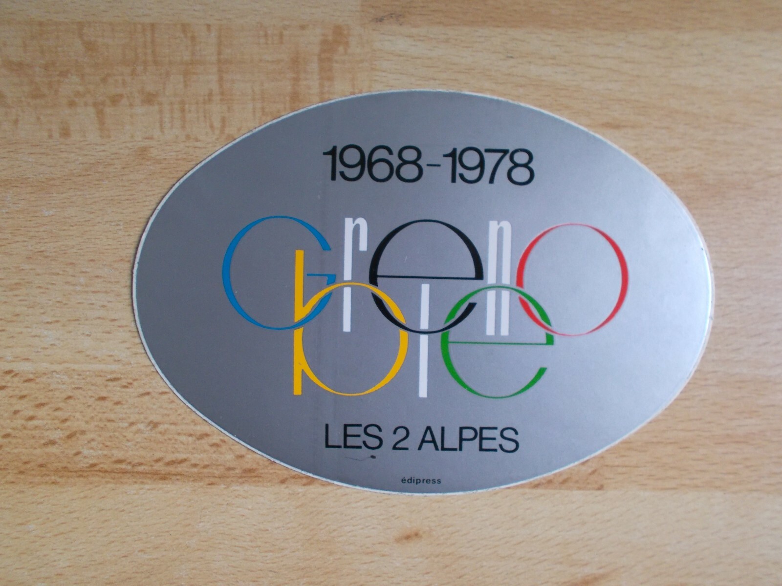 Sticker Games Olympics Grenoble 1968-1978 – All 2 Alpes