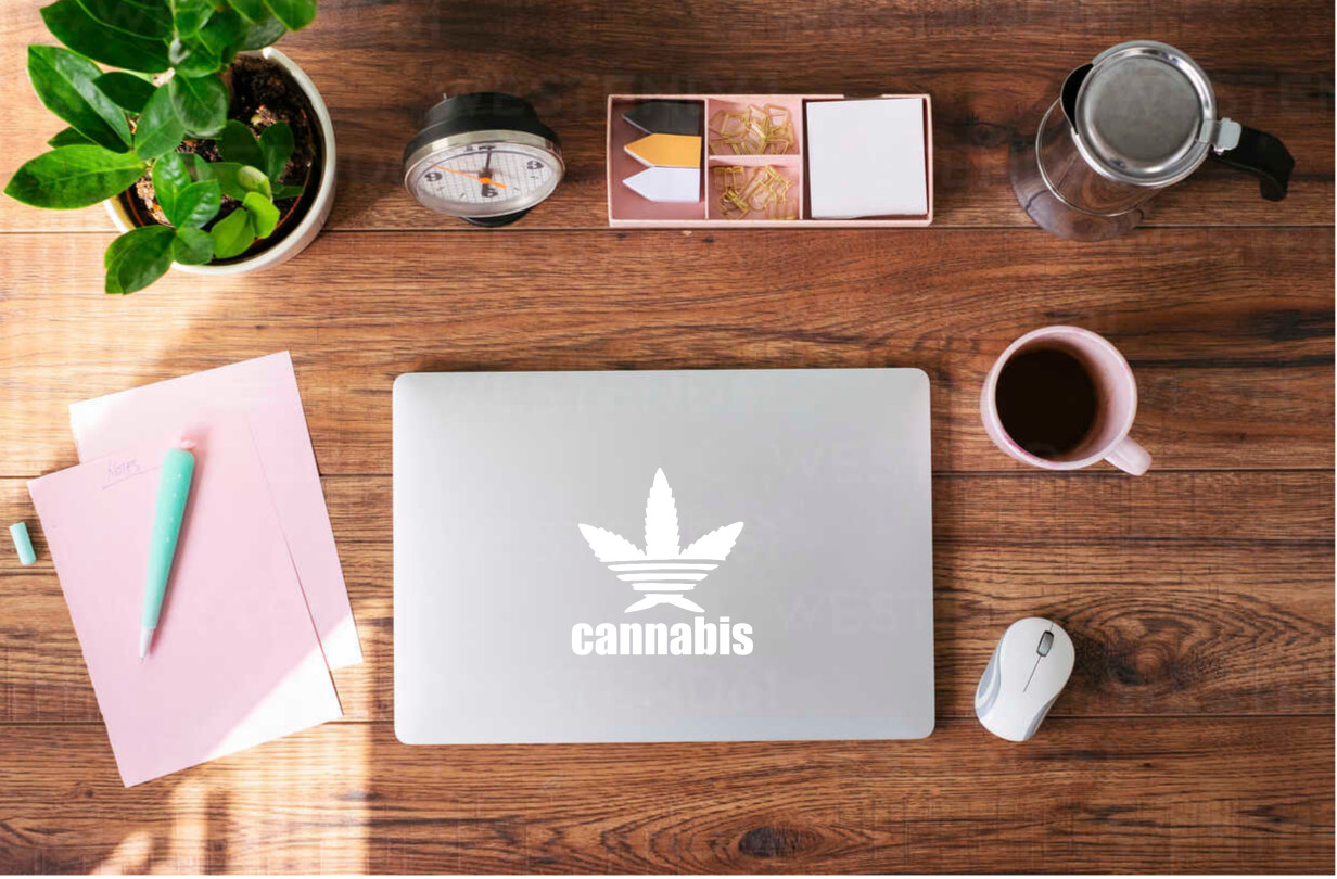 Vibrant Cannabis Decal Sticker – Elevate Your Vibe! – 6209