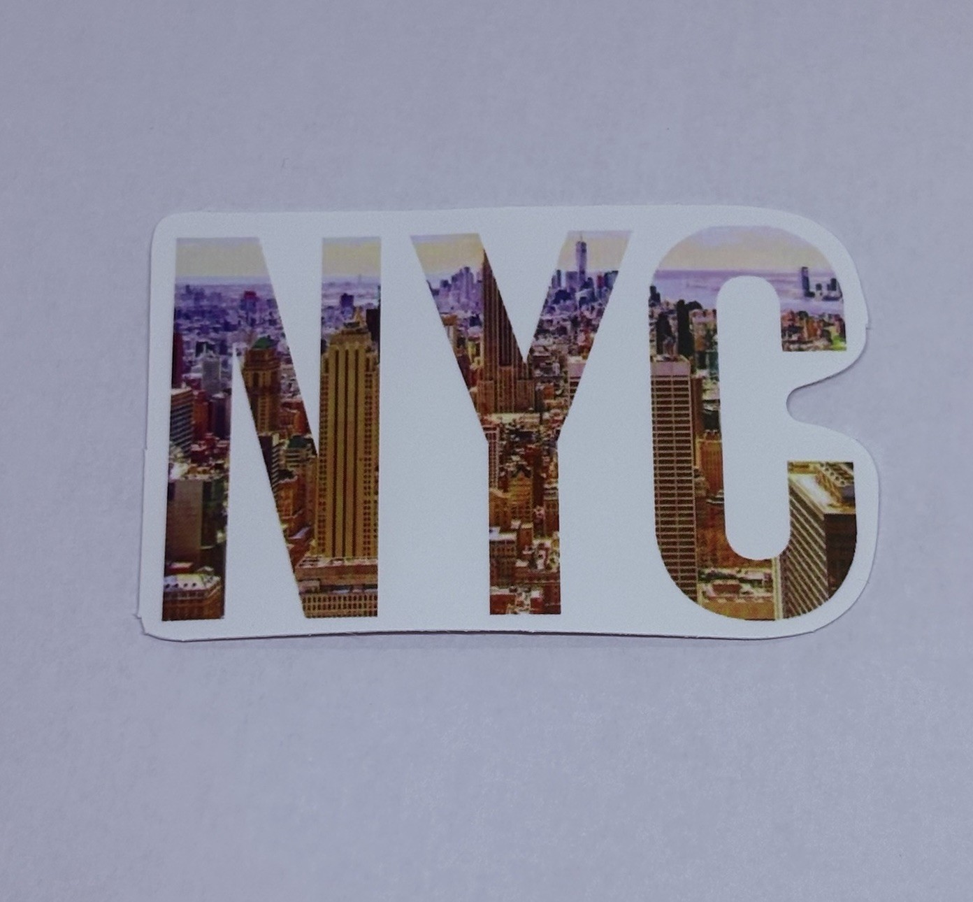 New York City Sticker NYC Landscape Art Decal Vinyl Country Tour Souvenir Tc9