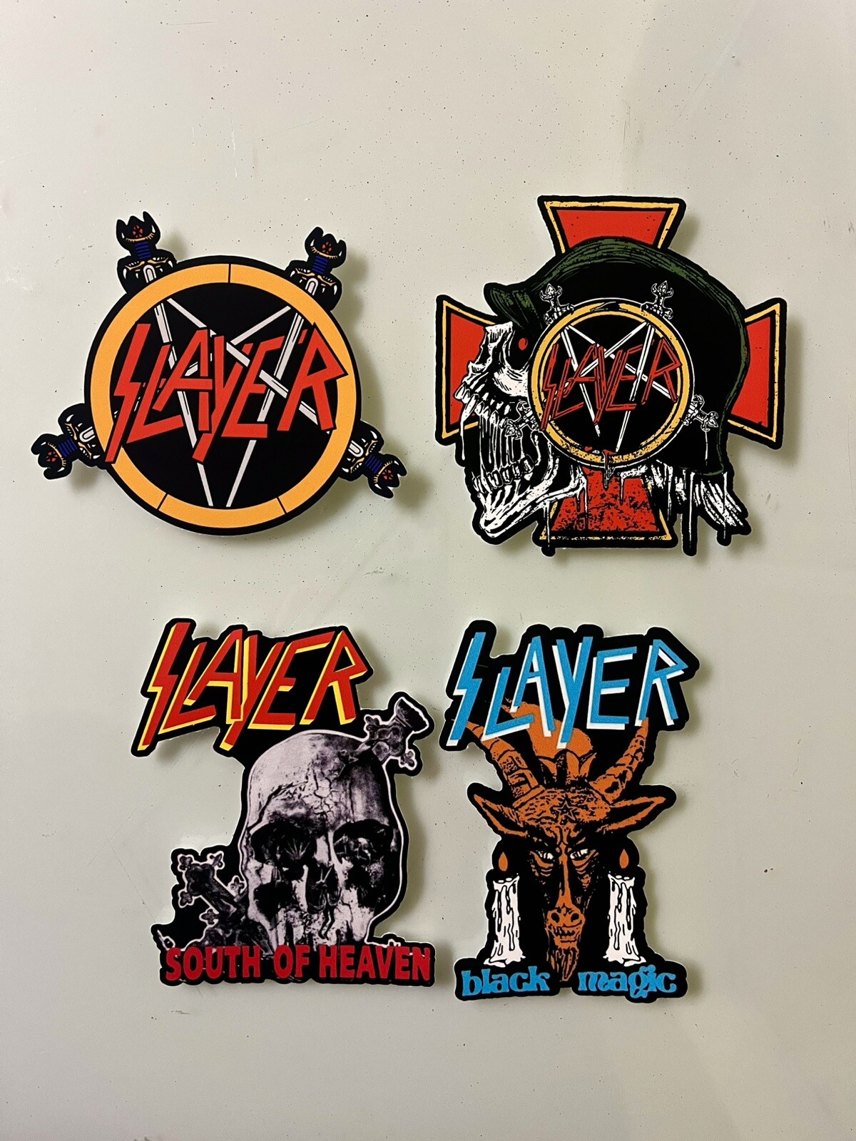 Slayer Sticker Pack – Heavy Metal Sticker Pack, Thrash Metal Sticker Pack