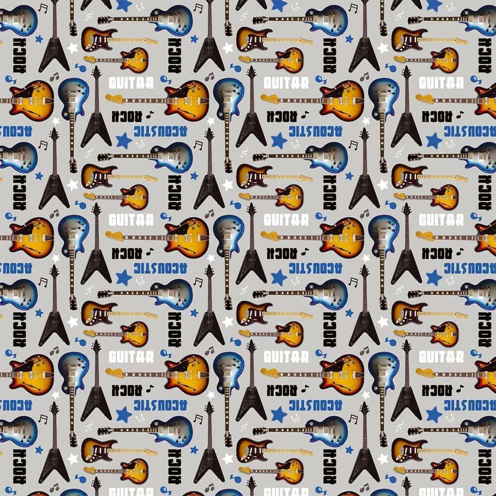 Rock Guitar : Gift 12" X Decal Vinyl Sticker Sheet Pattern Music Modern