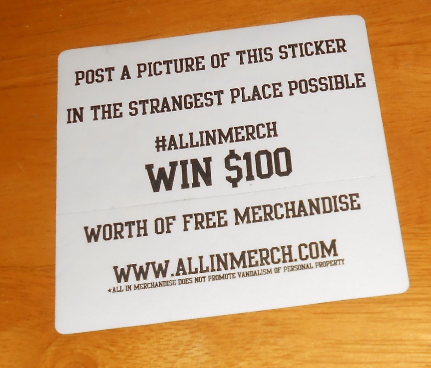 All In Sticker Original Promo King (square) 3×3 King
