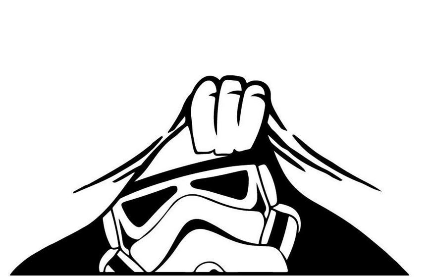 Star Wars Storm Trooper Vinyl Decal Sticker Car Truck Window**buy 2 get 1 free
