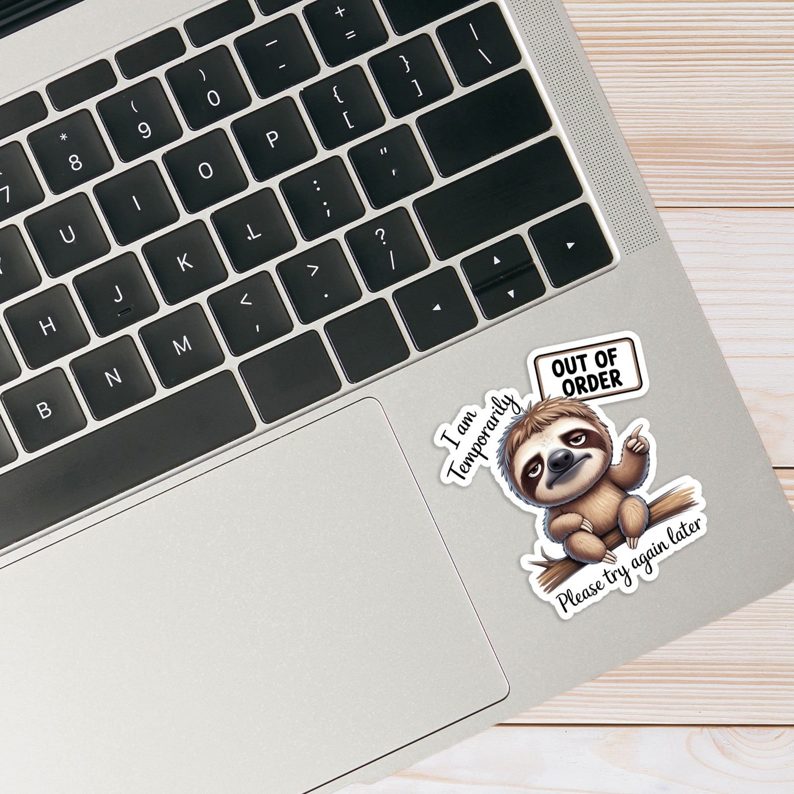 Sloth Out Of Order – Vinyl Decal Sticker – Car Window Laptop – #1774