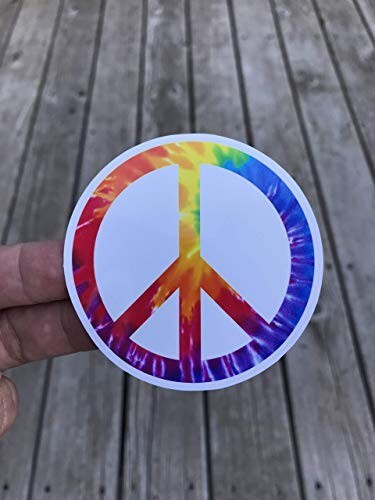Peace Sign Sticker Water Bottle Sticker Phone Sticker Laptop Sticker