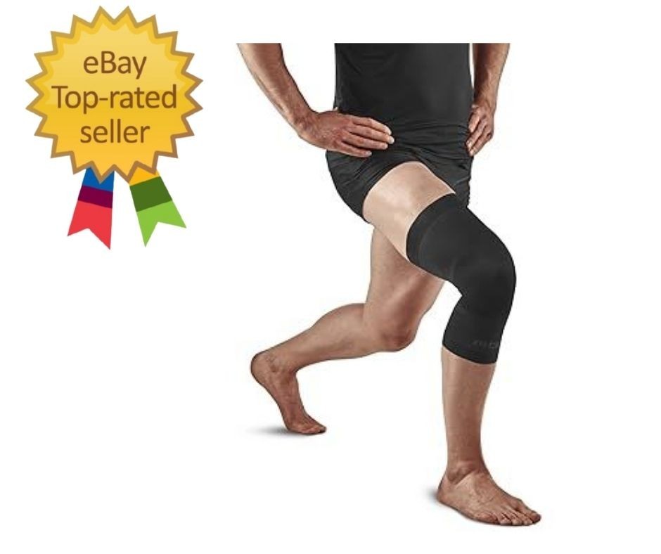 Light Support Knee Sleeve, Black, Unisex, L Large