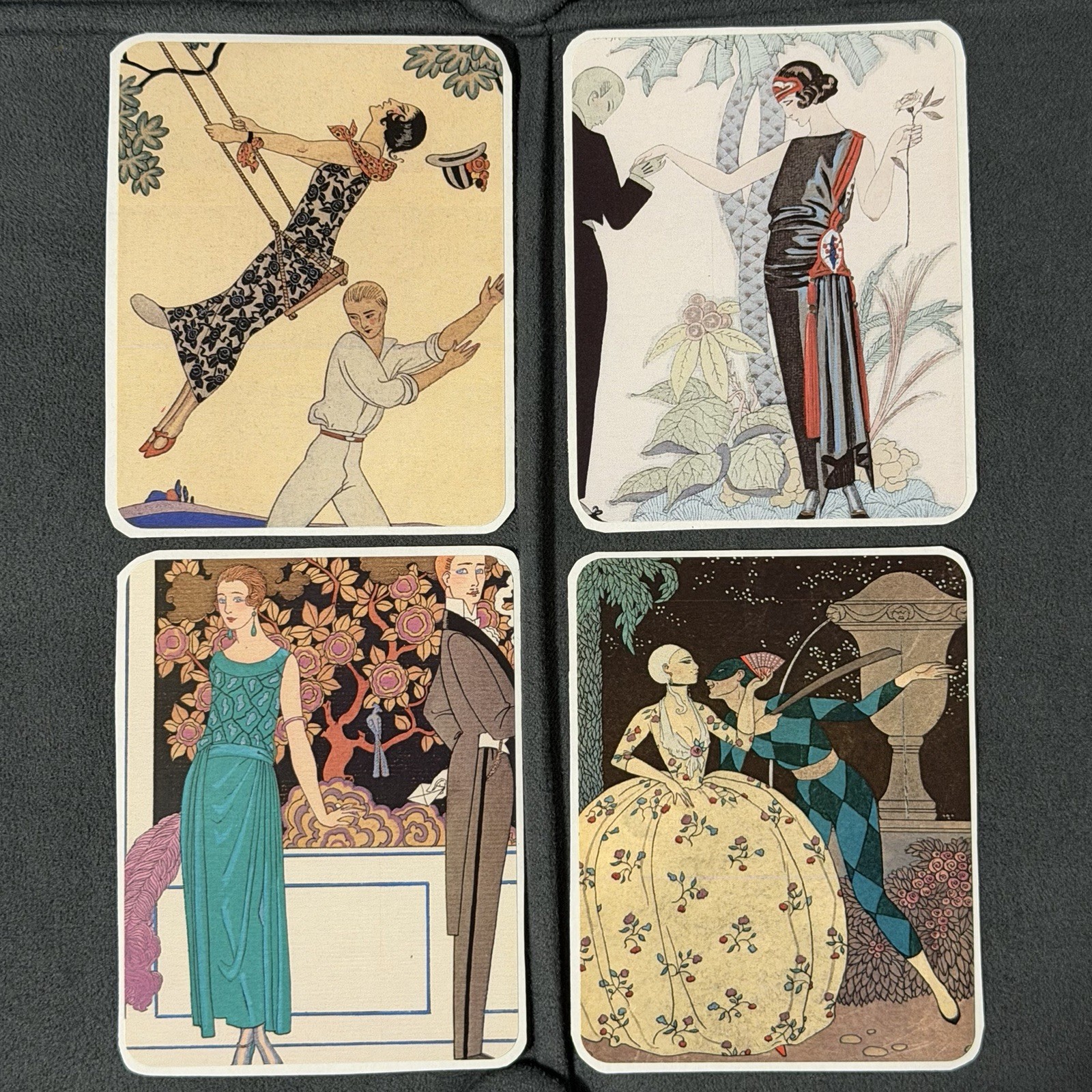 George Barbier Ponchior Stickers (2.5 X 3.5 In) 16 PCs FREE SHIPPING