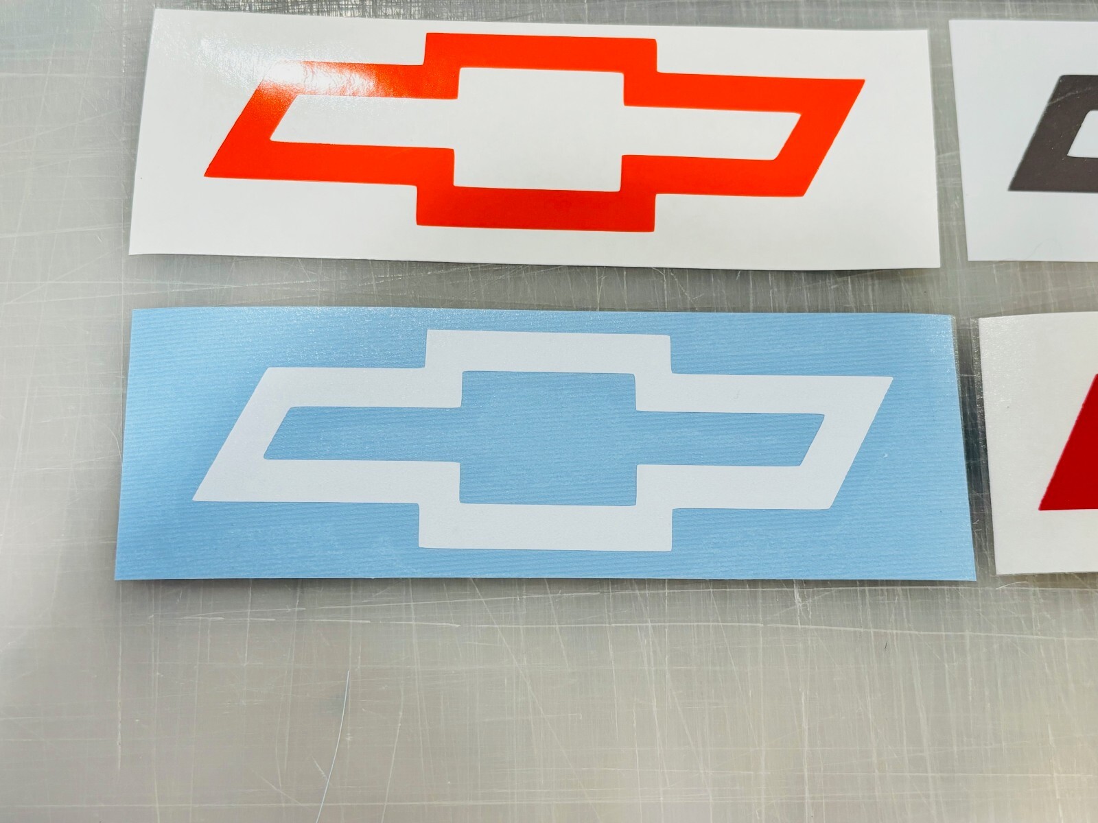 Chevy Bowtie Outline Vinyl Decal Many Sizes Colors Buy 2 Get 1 FREE +FREE Ship