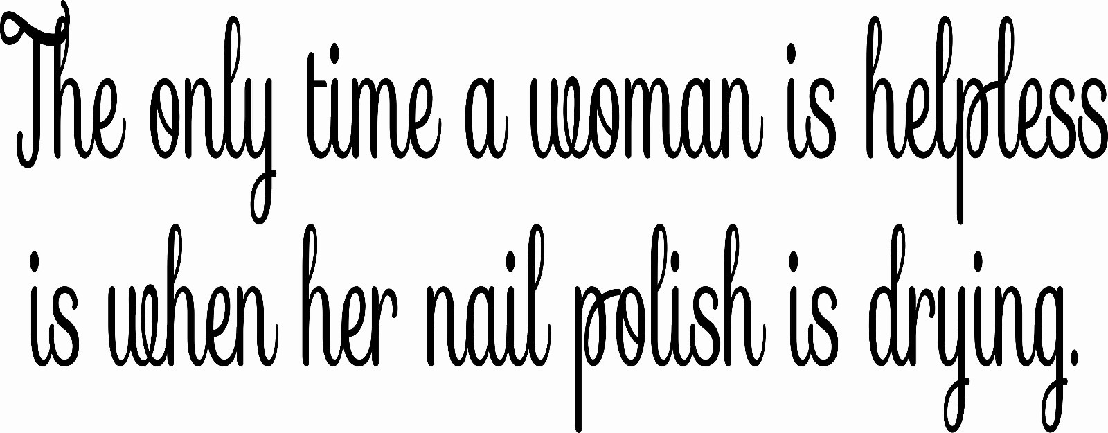 Nail Polish 11×22 Vinyl Wall Decal Wall Decal by Scripture Wall Art