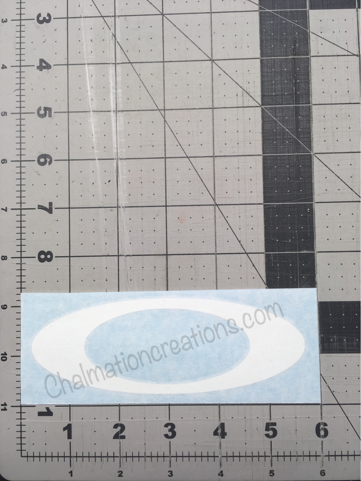 New Oakley Ellipse Vinyl Decal Rub On Die Cut Sticker