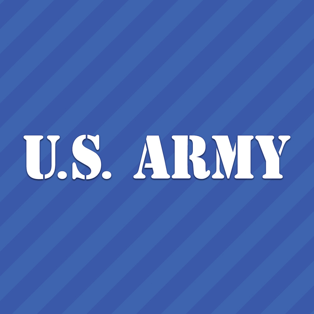 U.S. Army US United States Military Vinyl Decal Sticker