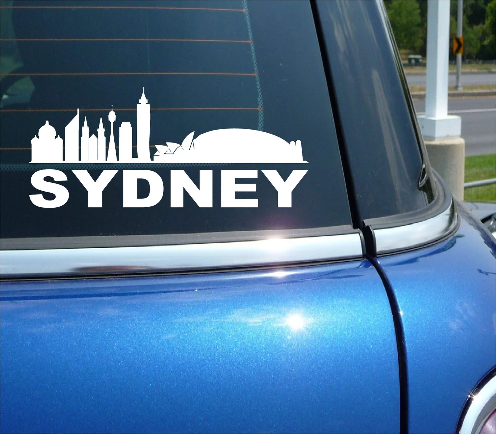 SYDNEY AUSTRALIA CITY SKYLINE CITYSCAPE CAR WALL DECAL BUMPER STICKER