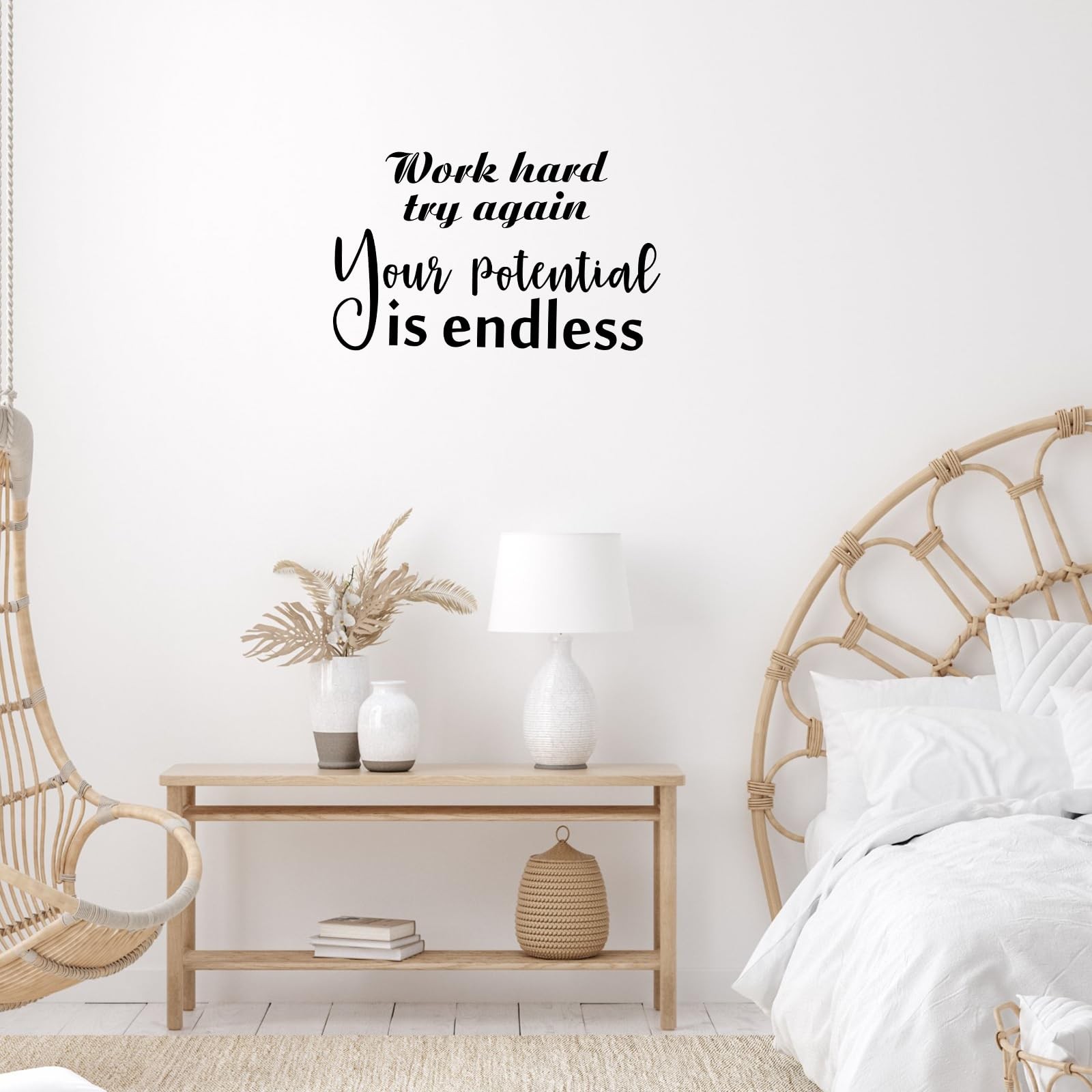 10 Pcs Inspirational Wall Decals Peel and Stick Vinyl Positive Quotes Wall De…