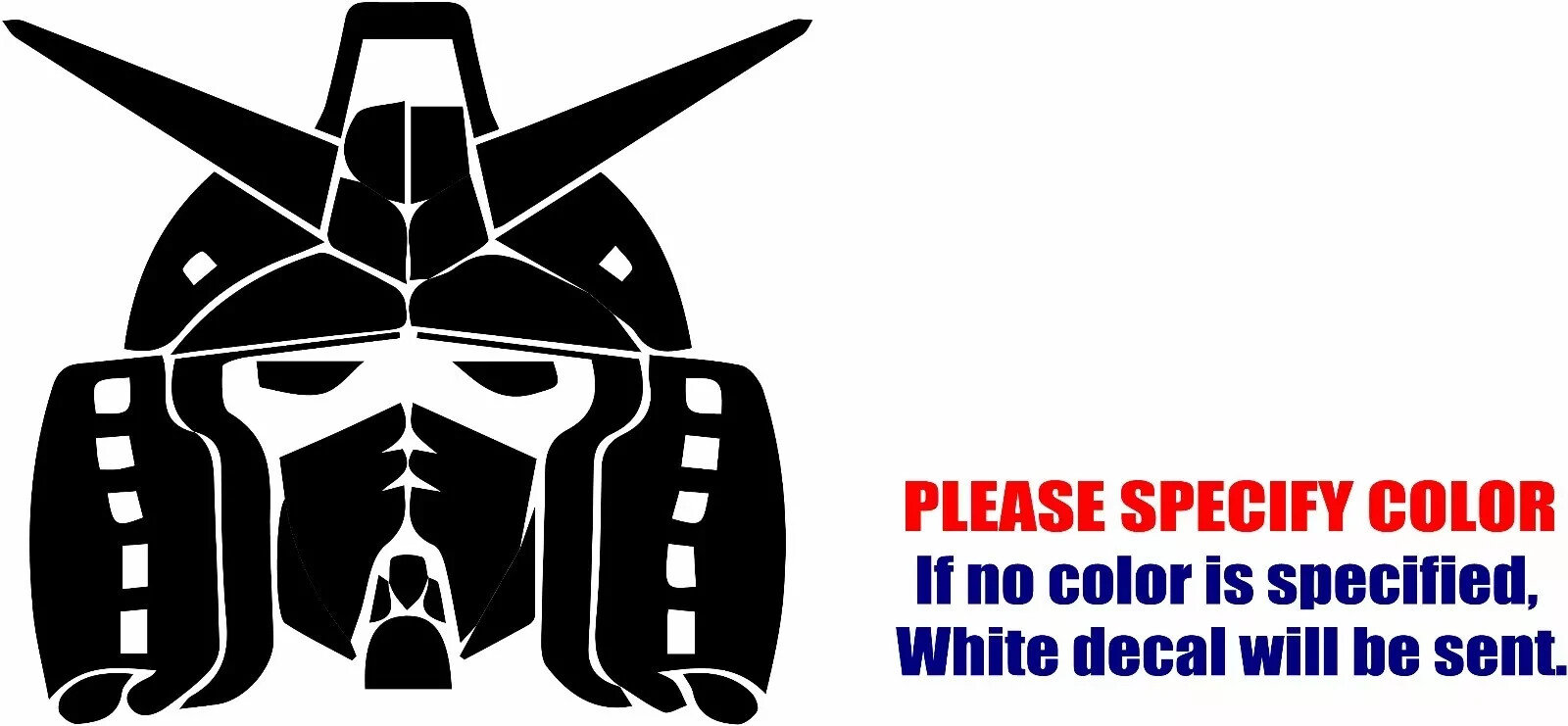 Gundam #9 Vinyl Decal Sticker Car Truck Window Bumper Various Sizes