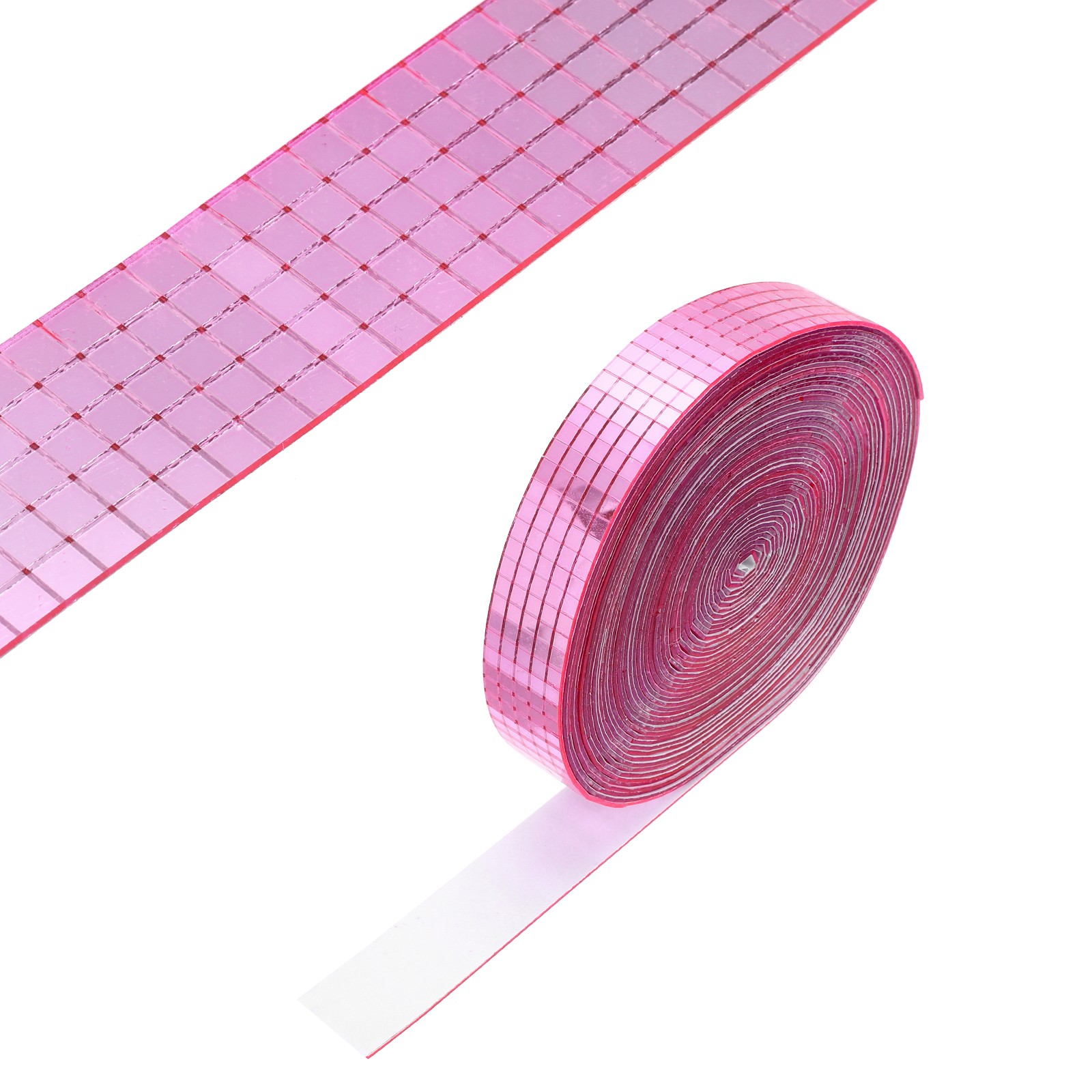 5x5mm Self Adhesive Mirrors Mosaic Tiles, 10000 Pcs Mosaic Sticker, Pink