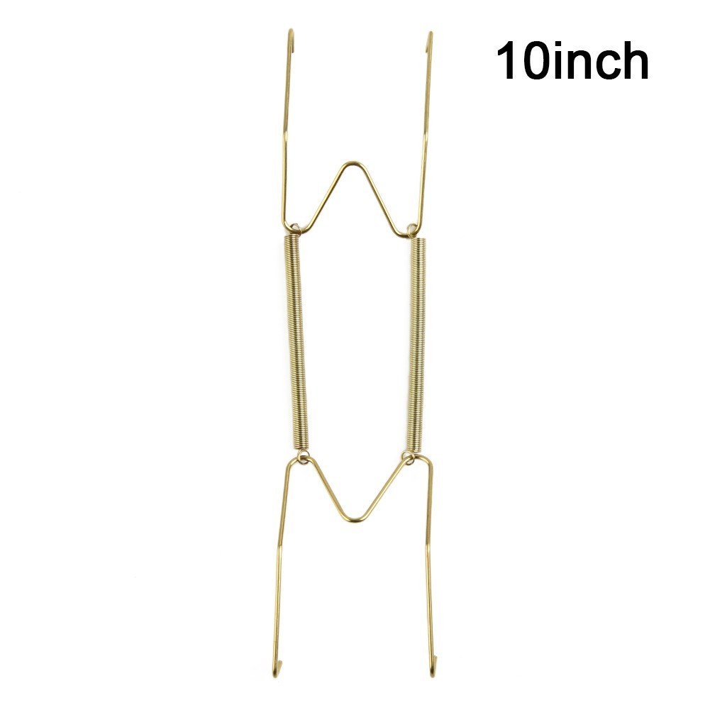 Dish Holder Gold Holding Plates Hook Wire 8/10/12/14/16inch Adjustable