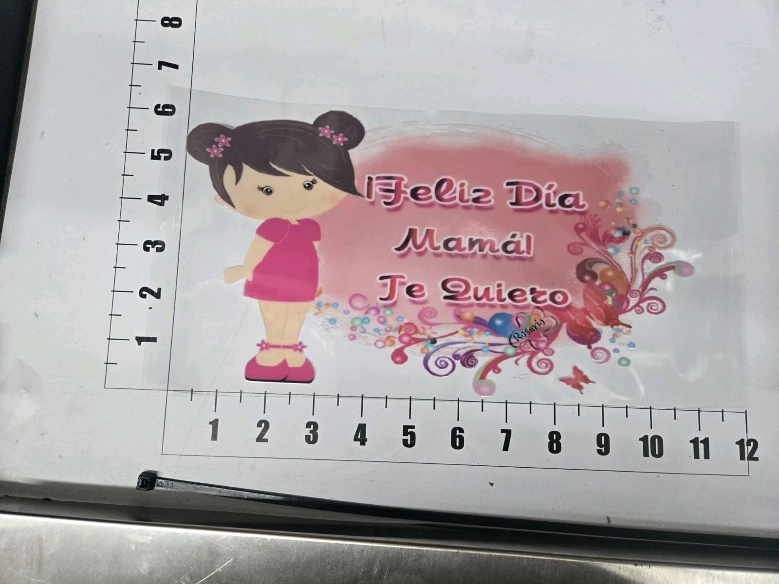 Happy Mothers Day Sticker Uv dtf Size Sheet 5.5×10.5 Inch