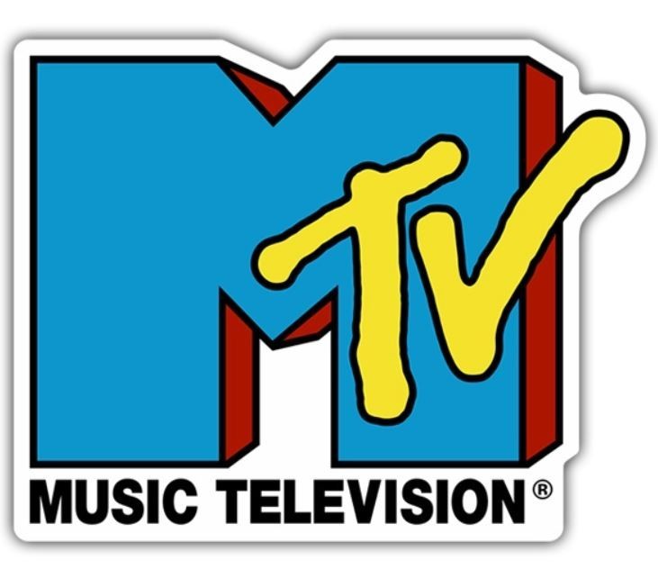 MTV Logo ~ 2" Vinyl Sticker ~ 1980s ~ 1990s ~ Music Television ~ Retro