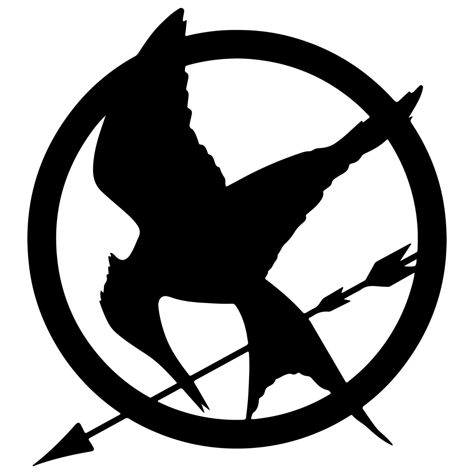 6" Hunger Games Mocking Jay Movie Vinyl Decal Sticker