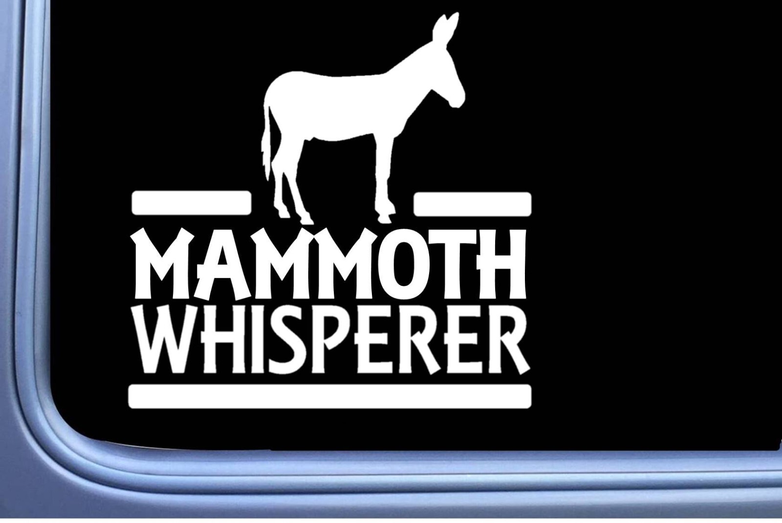 Mammoth Jackstock Whisperer Donkey OS 425 6 inch decal mule sticker