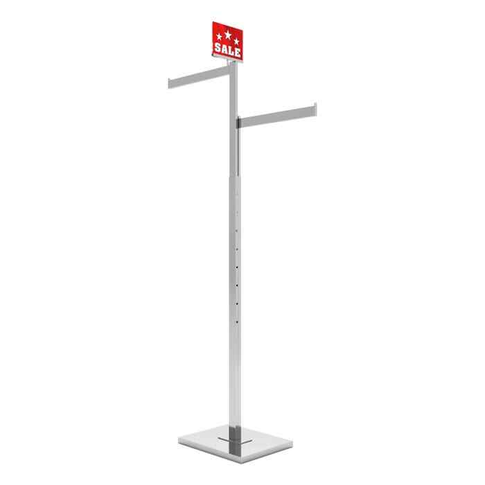 Econoco K90 2-Way Garment Rack with Straight Arms