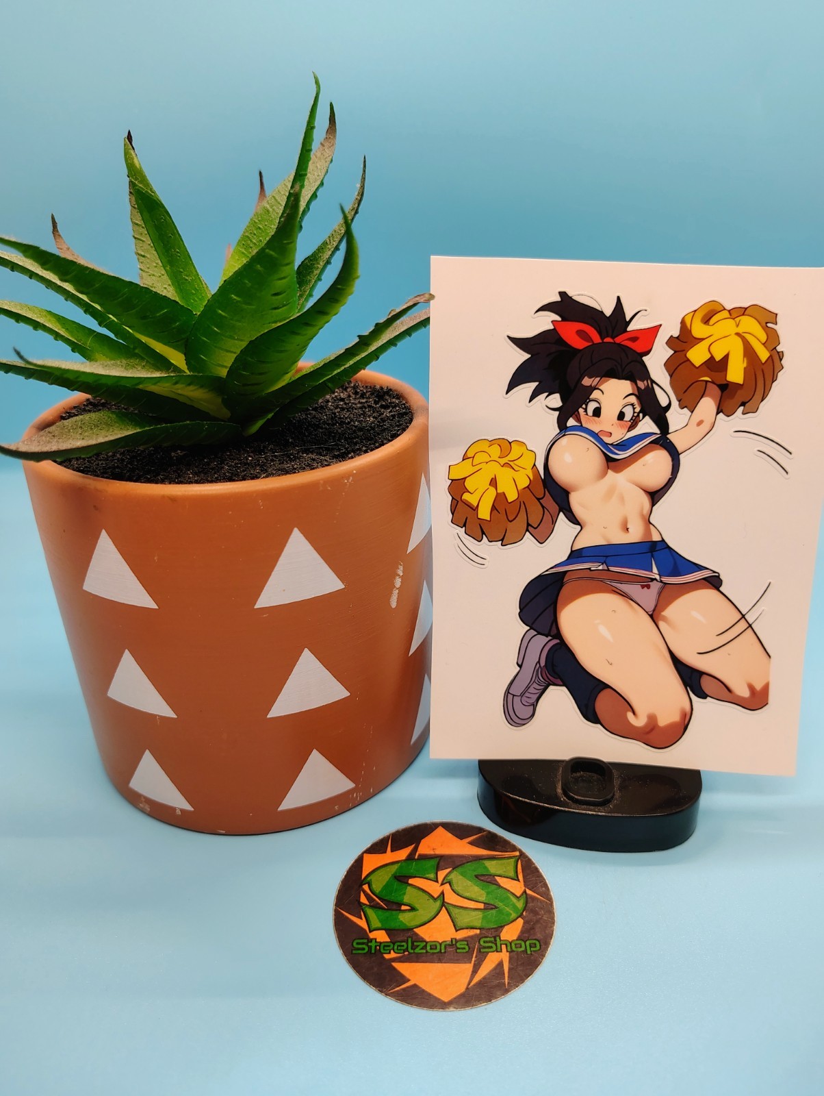 (4.5 Inches) Dragon Ball Z – Kefla (Cheerleader) – Water-Resistant Vinyl Sticker
