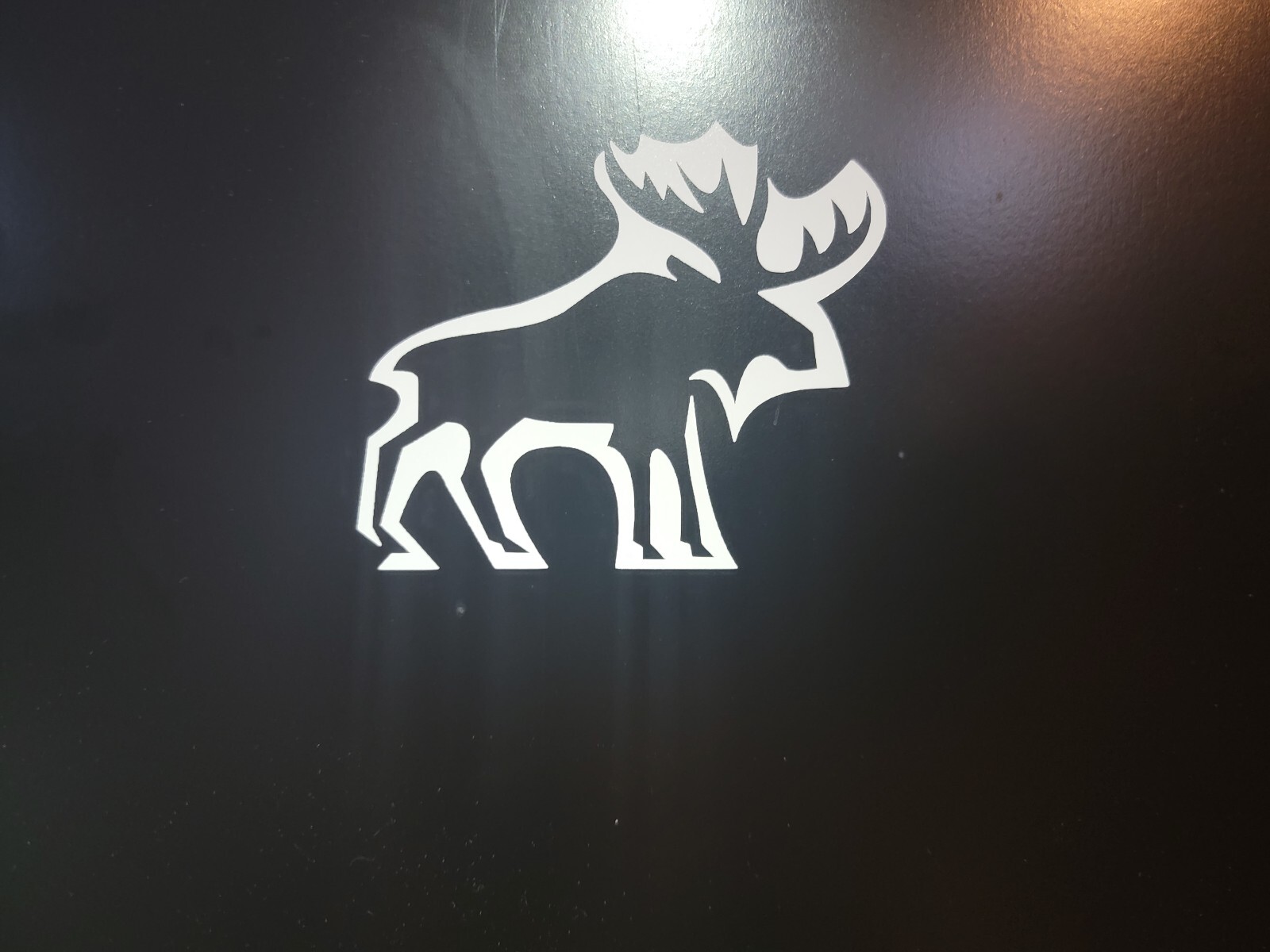 MOOSE CAR WINDOW LAPTOP VINYL DECAL / STICKER 1.0